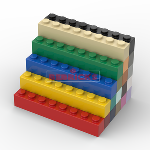 ตัวต่อ BEBRICKS ชุดประกอบหมายเลข 3008 แผ่นขนาด 1x8 ของเล่นตัวต่อพื้นฐาน MOC ชุดแผ่นสำหรับเด็กชายและเด็กหญิง สร้างสรรค์ - Product Image 3