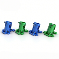 Support de train d'atterrissage fixe en alliage d'aluminium usiné CNC, compatible avec tube de bras de 22-25 mm, pour applications agricoles multi-axes 4 axes