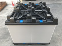 Boîte de conteneurisation en PP texturé pliable et empilable modèle AISTEK Dubaï avec une capacité de 300-500 kg