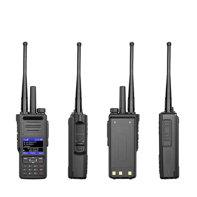 Real PTT POC 4G POC+UHF/VHF Radio Transmitter Analog Network Walkie Talkie Long Range GMRS Portable Sim Card Two Way Radio