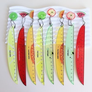 Đồ trang trí hình trái cây sáng tạo 15cm thước kẻ trẻ em vẽ nhựa đầy màu sắc Giáo Dục Văn phòng phẩm phần thưởng sinh viên - Product Image 6