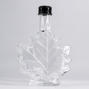 Bouteilles en verre pour sirop d'<span class=keywords><strong>érable</strong></span> et vin glacé 50ml/100ml/250ml, design feuille d'<span class=keywords><strong>érable</strong></span>, verre extra flint, sérigraphié, emballage givré - Product Image 5