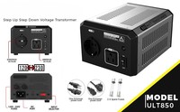 Convertisseur de tension 850W 110/120V vers 220/240V avec prises AC, transformateur de puissance 850W
