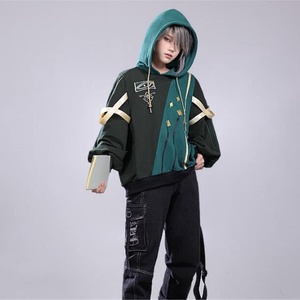 Sudadera con Capucha y Cremallera para Hombre Genshin Cosplay Tighnari, Bordada con Estampado 3D, Corte Holgado, para Otoño - Product Image 3