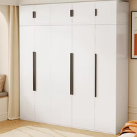 Armoire de rangement en métal moderne d'approvisionnement d'usine Prima pour vêtements armoire en acier meubles de chambre vêtements armoires