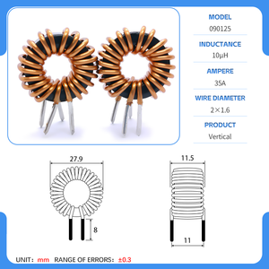 8uh 20A Điện PFC cộng hưởng 090125/229125 tần số cao cuộn dây sendust lõi PFC cuộn cảm Choke cuộn dây - Product Image 2
