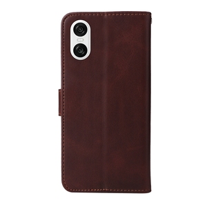 Sac pochette étui portefeuille en peau de cheval fou pour <span class=keywords><strong>Sony</strong></span> <span class=keywords><strong>Xperia</strong></span> 10 VI/1 VI/10 V/5 V, pour étuis Google Pixel 9 Book Flip - Product Image 2