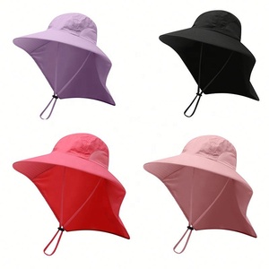 Chapeau de protection solaire pour l'extérieur Chapeau de pêcheur couvrant le cou pour femmes - Product Image 3