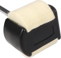 White Felt Bass Drum Beater Set Accessory Parts for Drum Pedals for Musical Instrument Players