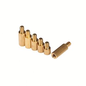 Entretoises filetées mâles et femelles en laiton M4 M6 M8, plaquées zinc/nickel, pour applications médicales - Product Image 2