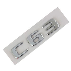 Écusson Arrière 3D ABS "C180 C200 C220 C43 C63 C63S AMG" pour Coffre de Voiture, Logo Lettres pour Accessoires <span class=keywords><strong>Mercedes</strong></span>-Benz <span class=keywords><strong>Classe</strong></span> <span class=keywords><strong>C</strong></span> W205 W204 - Product Image 5