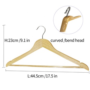 <span class=keywords><strong>Cintres</strong></span> en <span class=keywords><strong>bois</strong></span> de haute qualité en gros – <span class=keywords><strong>Cintres</strong></span> en <span class=keywords><strong>bois</strong></span> naturel courbés antidérapants pour vêtements - Product Image 2