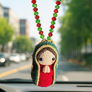 Muñeca <span class=keywords><strong>de</strong></span> Ganchillo <span class=keywords><strong>de</strong></span> <span class=keywords><strong>la</strong></span> Virgen María, Amigurumi, Muñeca Cristiana <span class=keywords><strong>de</strong></span> Peluche, Jesús, Nuestra Señora <span class=keywords><strong>de</strong></span> Guadalupe, Llaveros Cristianos - Product Image 4