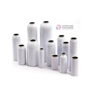 Free sample custom printing blank refillable food aerosol spray tin plate bottle monobloc can