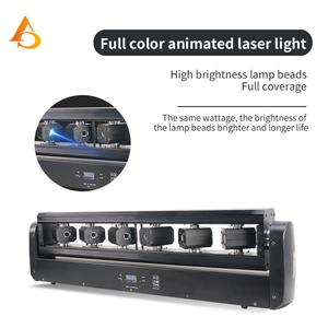 Iluminación Profesional para Escenarios, Luz Láser Móvil de 6 Ojos, RGB 3 en 1, Luz Láser Móvil para Discoteca - Product Image 3