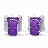 Mochila Táctica Ultraligera para Ciclismo, con Bolsa de Agua de 2L, Impermeable, de Oxford, para Hidratación, Senderismo, Running, Deportes al Aire Libre, Hecha en China