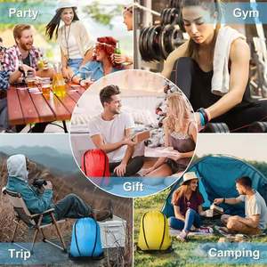 OEM Factory <b>Gymbag</b> Drawstring Custom Printed Shoes Cord Bag Hot Sales Extreme Sports Backpack - Product Image 6