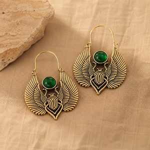 Orecchini a Forma di Scarabeo per Donne, Gioielli Bohémien Vintage di Tendenza - Product Image 3