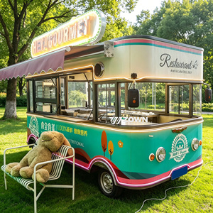 Mobile Food Cart Concession Factory-Direct Sales <b>Snack</b> Food Hotdog Chips Street Cart Trailer Mobile <b>Bar</b> - Product Image 2
