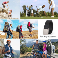 Ayarlanabilir Eğitim Taktik Kemerleri Naylon Dokuma Taktik Kemerler Aşınmaya Dayanıklı Hafif Ağır Hizmet Tipi Metal Tokalı Taktik Kemerler