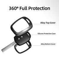 Funda para Llaves de Toyota con Cordón, Carcasa Protectora para Llaves Compatible con Camry Corolla Rav4 Tacoma, Soporte para Llaves Inteligentes