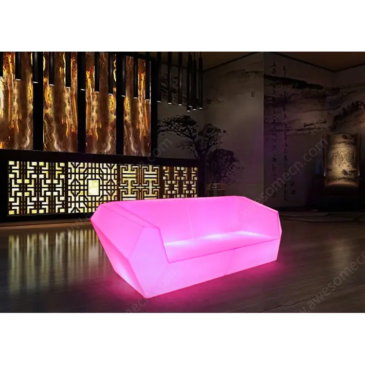 Ночной клуб бар гостиная мебель ночной клуб светящийся Водонепроницаемый светодиодный диван модульный диван