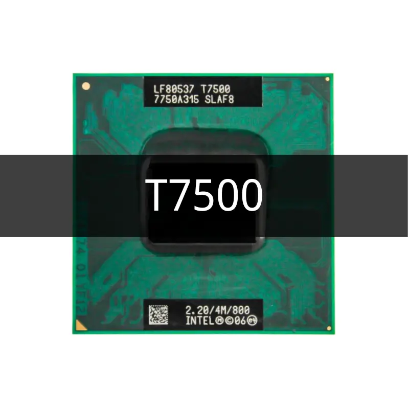 Core 2 Duo T7500 CPU dizüstü bilgisayar İşlemcisi PGA 478 cpu % 100% düzgün çalışan