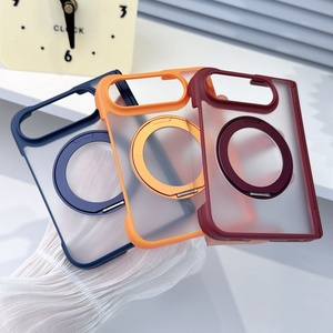 Funda Magnética Translúcida Mate Avanzada para iPhone Duo con 360 °   Soporte de Anillo con Carga Inalámbrica y Cubierta Rígida Antigolpes - Product Image 3