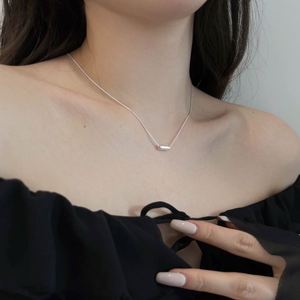 Dylam personalizado grabado letra colgante nombre personalizado Id joyería suerte <span class=keywords><strong>Belif</strong></span> S925 estéreo collar de plata para Wome chica regalo - Product Image 3