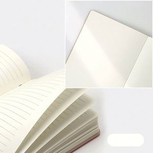 Cuadernos Negros Clásicos con Rayas, Tapa Dura, Tamaño Mediano A5 con Bolsillo - Product Image 5