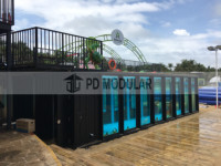 Taille personnalisée, portable, mobile, piscine extérieure en verre visible au sol, piscine en verre acrylique, piscine avec escalier