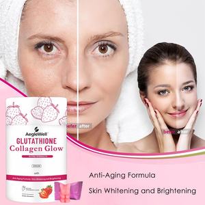 AegleWell Private Label Glutationa Colágeno Brilho Gomas Originais com Vitamina C,D,E,B6,B12 Gomas Complexas para Clareamento da Pele - Product Image 4