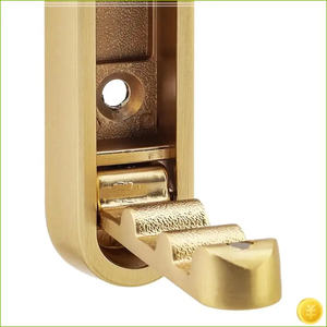 Compact 4PCS Gold Foldable Hooks For <b>Wall</b>, Bathroom, Kitchen, And Bedroom Enhancements - Product Image 1