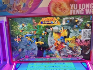 Machine de divertissement de luxe commerciale en gros, à monnayeur, multi-écrans, pour 6 joueurs, type 'Yu Long Feng Wu', thème pêche, pour salles d'arcade - Product Image 3