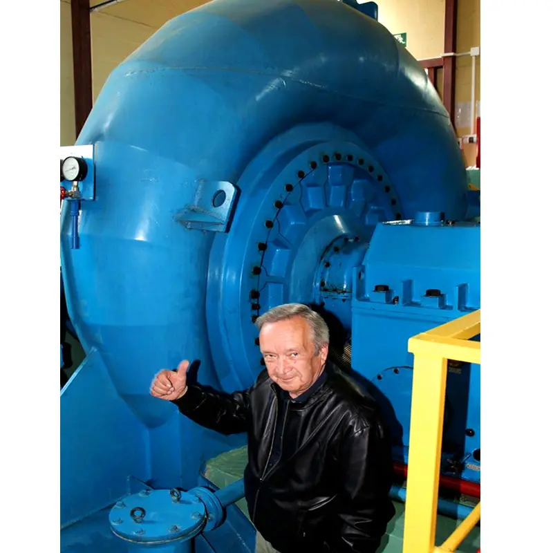 Francis Turbine Wasser turbinen generator Wasserkraft werk