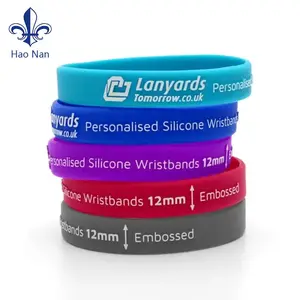 Silikon-Armband-Aktion hochwertiges Individuelles Logo Gummi-Armband Silikon-Armband individuelles Muster