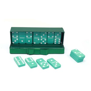 Emballage de boîte en carton coloré personnalisé Double 6 jeu de domino 5010 taille Orange vert <span class=keywords><strong>dominos</strong></span> - Product Image 3
