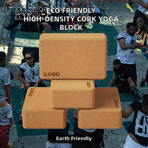 Bloque de Yoga de Corcho Ecológico con Logotipo Personalizado, 100% Natural, de Alta Densidad, Universal - Product Image 4