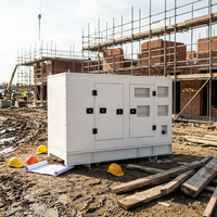 Geräuscharmer 15kVA 20kVA 30kVA Einphasiger 220V Heim-Notstrom-Dieselgenerator mit Motor