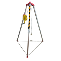 Support triangulaire de sauvetage, trépied de levage renforcé, trépied rétractable, palan de levage, support triangulaire