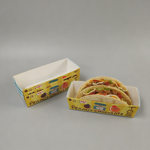 Cajas de Papel para Tacos de Birria Mexicanos, Cajas Pequeñas Personalizadas al por Mayor para Pastelería, Cajas Desechables para Comida para Llevar de Restaurantes - Product Image 3
