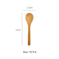 Cuillère en bois à long manche personnalisée certifiée FDA LFGB FSC, écologique, résistante à la chaleur, antiadhésive pour la cuisine, le miel, le café, OEM