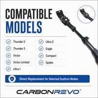 Support de scooter Carbonrevo Dualtron de remplacement, de qualité supérieure, pour les trajets urbains, durable et résistant à la corrosion