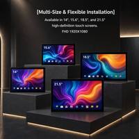 Nueva Tableta Todo en Uno Android 14 de 15.6 Pulgadas con PoE, Lector NFC RFID, Pantalla Táctil de Montaje en Pared para Sistema de Reservas de Hotel y Oficina
