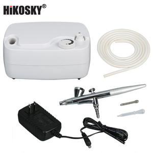 ชุดเครื่องพ่นสีสำหรับแต่งหน้าแบบมืออาชีพ เครื่องพ่นสีแบบแอร์บรัช ชุดอุปกรณ์แอร์บรัชสำหรับตกแต่งเค้กและทำเล็บ - Product Image 4