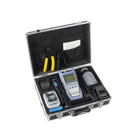 Kit d'outils de terminaison de fibre optique FTTH Kit de boîte à outils d'épissage de fibre optique SM à usage réseau comprenant un ensemble d'outils de couperet