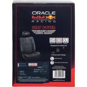Set coprisedili 3 pezzi Powerbar II nero/rosso - Product Image 3