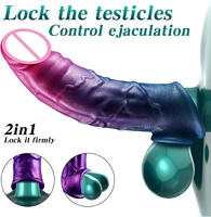 Realistic Penis Sleeve Sex Toys for Men Pennis Extender Silicone Cock Sleeve Enlarger BDSM Realistic Dildo for Delay Ejaculation