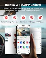 Caméra embarquée 4K avant et arrière Full HD, caméra de voiture, dashcam AI 4K, caméra étanche pour voiture