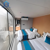 Cabane préfabriquée modulaire en acier ODM/OEM avec isolation phonique et thermique pour hôtel, maison préfabriquée